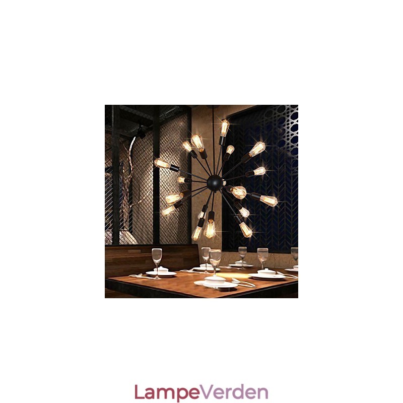 Country Designers antik messing metal lysekrone