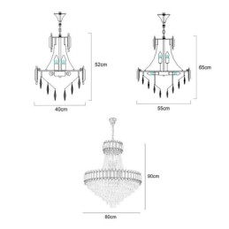Moderne Krystal Pendel Loftslampe