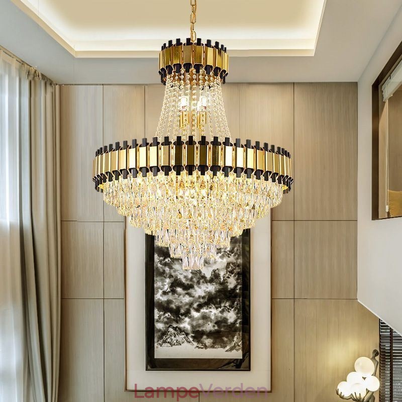 Moderne Krystal Pendel Loftslampe