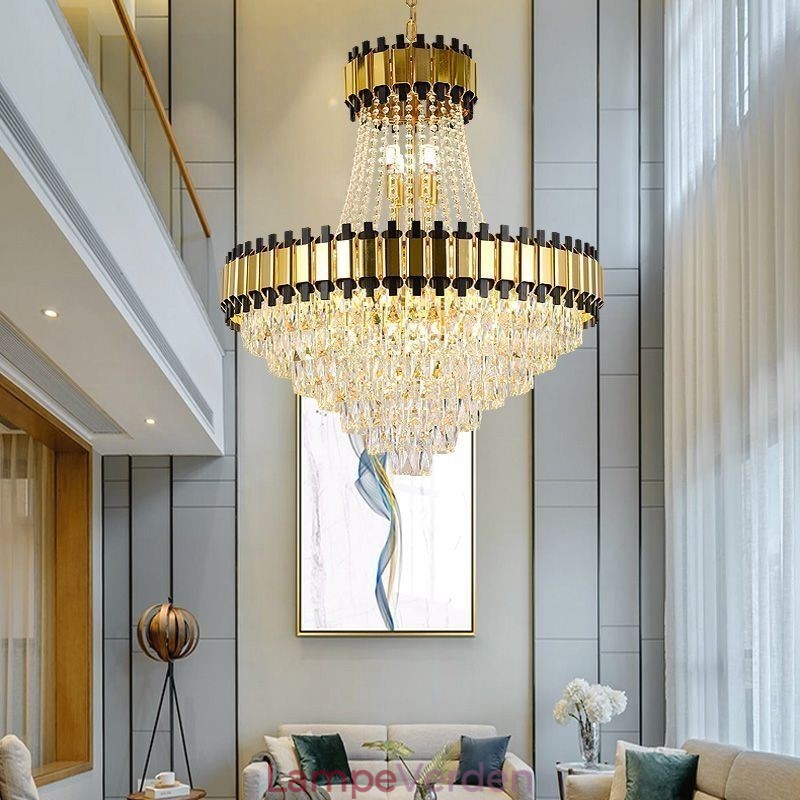 Moderne Krystal Pendel Loftslampe