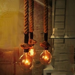 Lysekrone Mini Style Traditionel Klassisk Glas Pendel Light