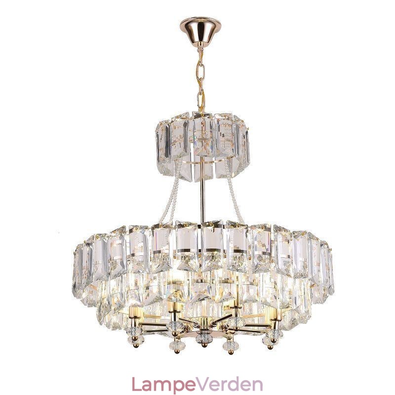 Hvid krystal pendant lys moderne loftslamper hængende lys