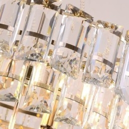 Hvid krystal pendant lys moderne loftslamper hængende lys
