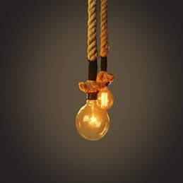 Lysekrone Mini Style Traditionel Klassisk Glas Pendel Light
