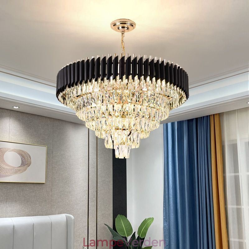 Luksus Krystal Pendel Loftslampe 6 9 12 Lys