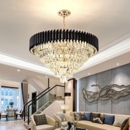 Luksus Krystal Pendel Loftslampe 6 9 12 Lys