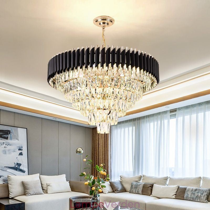 Luksus Krystal Pendel Loftslampe 6 9 12 Lys