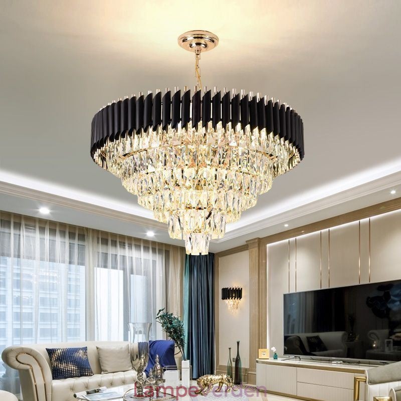 Luksus Krystal Pendel Loftslampe 6 9 12 Lys