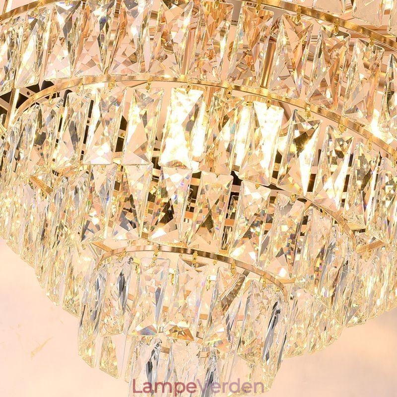 Luksus Krystal Pendel Loftslampe 6 9 12 Lys