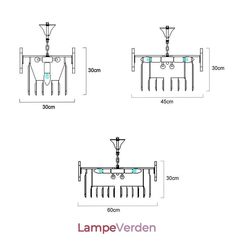 Moderne K9 Krystal Pendel Loftslampe
