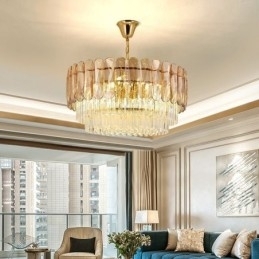 Moderne K9 Krystal Pendel Loftslampe