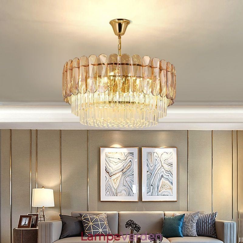 Moderne K9 Krystal Pendel Loftslampe
