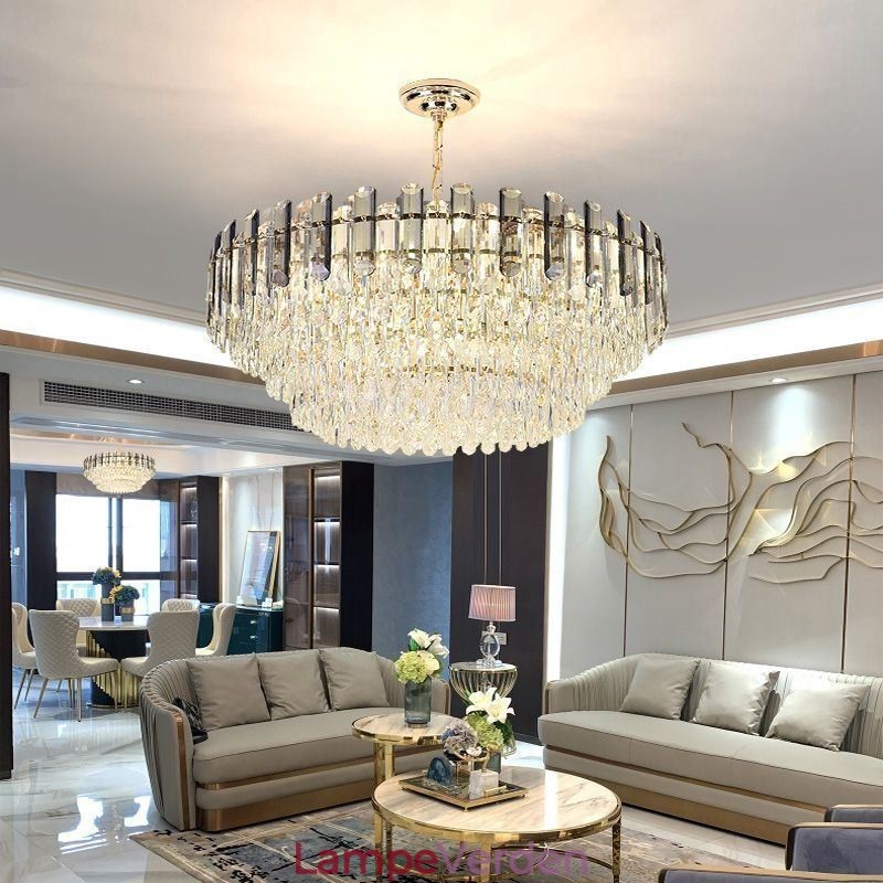 Europæisk Pendel Moderne K9 Krystalbelysning