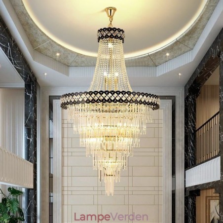 Luksuriøs pendel i crystal loftslampe Luksuriøs pendel i crystal loftslampe