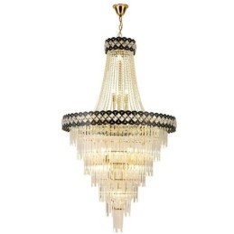 Luksuriøs pendel i crystal loftslampe