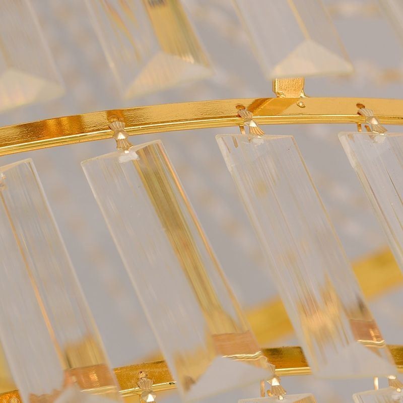 Europæisk Crystal Pendel Light Contemporary Loftslampe