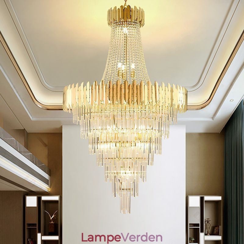 Lækkert pendant lys i crystal loftslampe