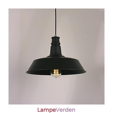 Sort moderne pendellampe i cirkel fremhævet lampeskærm Sort moderne pendellampe i cirkel fremhævet lampeskærm