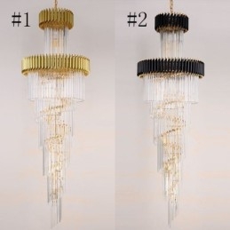 Moderne K9 Crystal Pendel Lampe Loftslampe