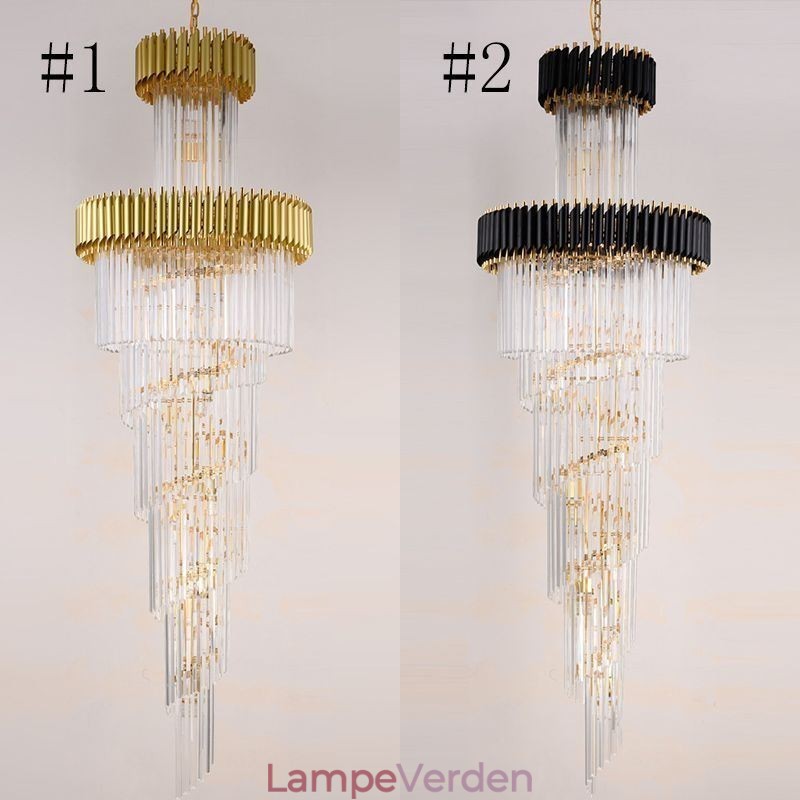 Moderne K9 Crystal Pendel Lampe Loftslampe