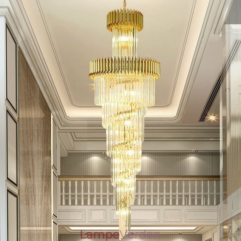 Moderne K9 Crystal Pendel Lampe Loftslampe