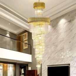Moderne K9 Crystal Pendel Lampe Loftslampe