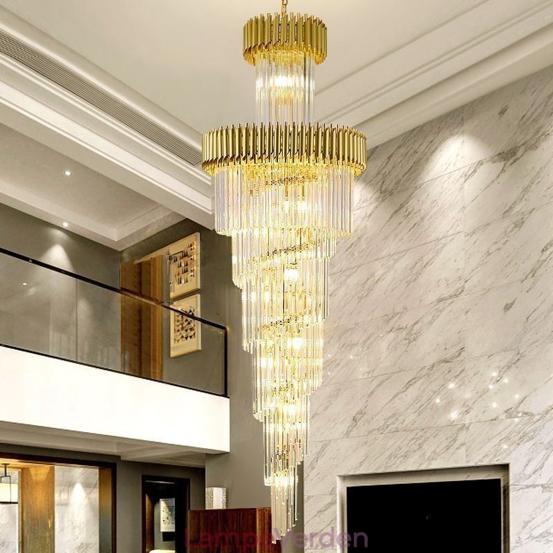 Moderne K9 Crystal Pendel Lampe Loftslampe