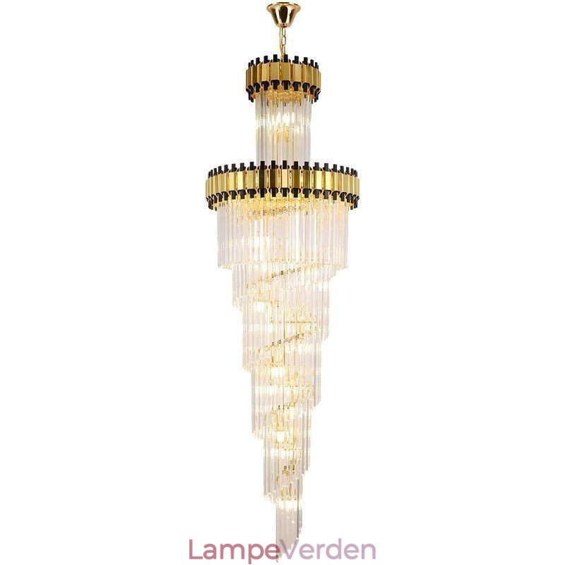 Crystal Pendel Light Modern Spektakulær K9 Loftslampe