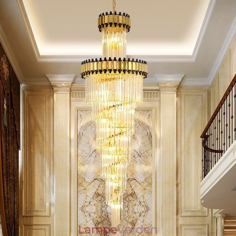 Crystal Pendel Light Modern Spektakulær K9 Loftslampe