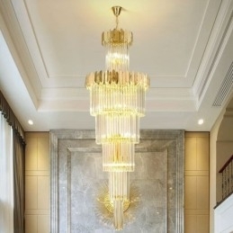 Moderne krystal loftslampe Pendellampe Spisestue Foyer