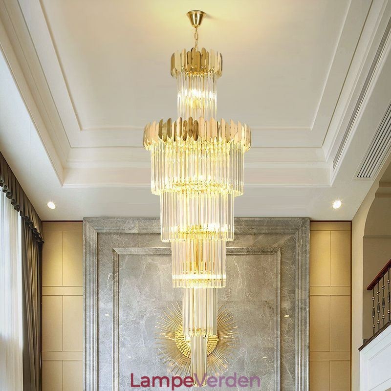 Moderne krystal loftslampe Pendellampe Spisestue Foyer