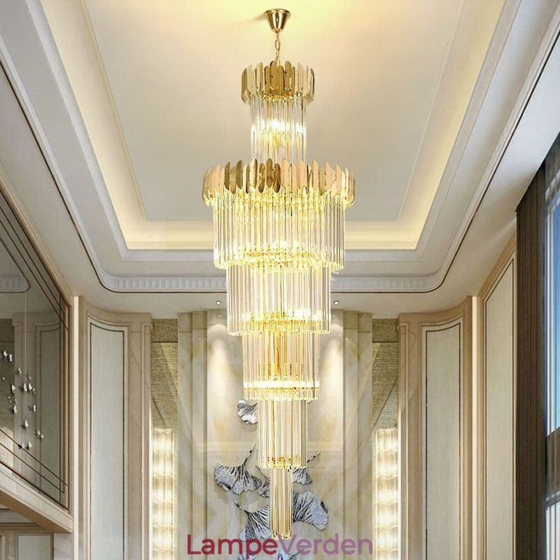 Moderne krystal loftslampe Pendellampe Spisestue Foyer