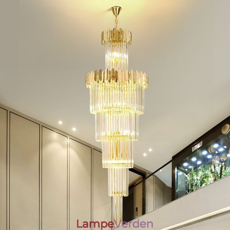 Moderne krystal loftslampe Pendellampe Spisestue Foyer