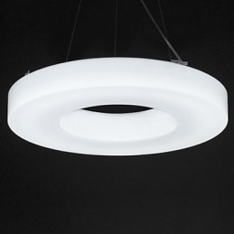 Top energibesparende akryl lysekrone lys projektbelysning moderne rund pendel