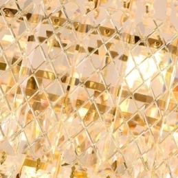Moderne Elegant Krystal Pendel Konisk Loftslampe