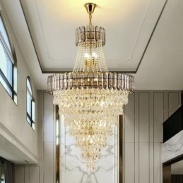 Konisk Crystal Pendel Light Elegant Hanging Light