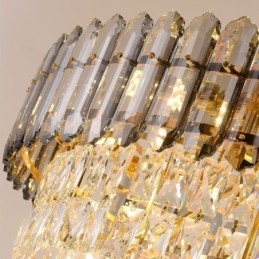 Konisk Crystal Pendel Light Elegant Hanging Light