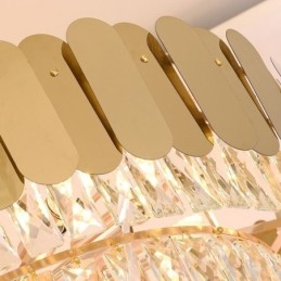 Moderne Elegant Krystal Pendel Konisk Loftslampe