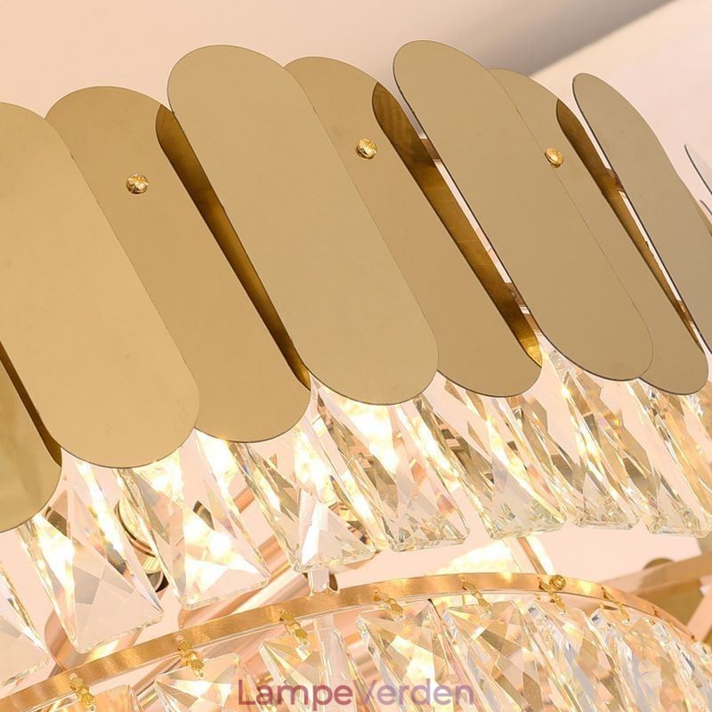 Moderne Elegant Krystal Pendel Konisk Loftslampe