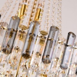 Moderne Elegant Crystal Pendel Light Konisk hængende Light
