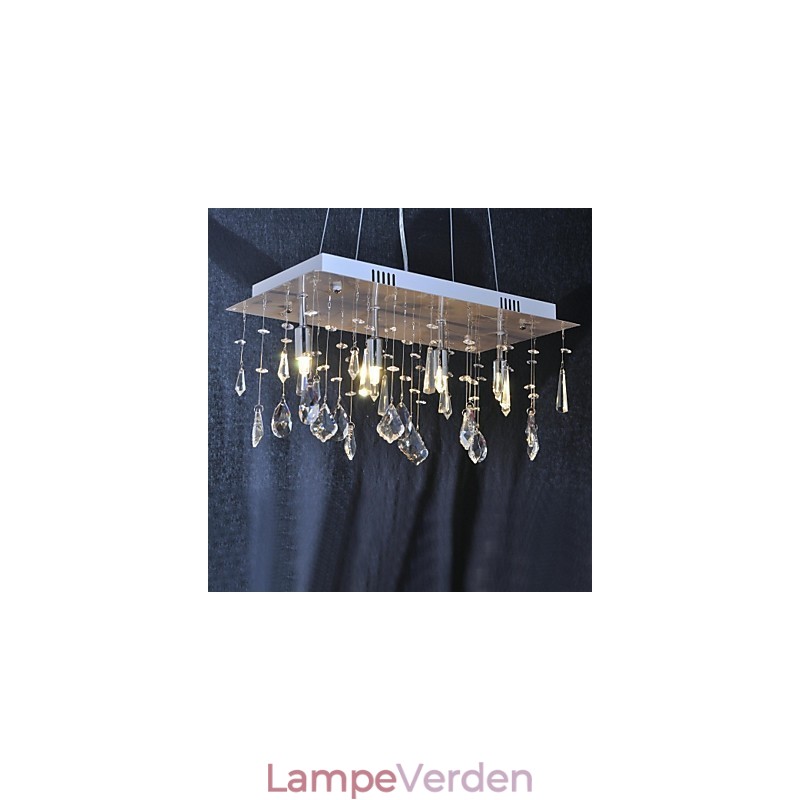 Traditionel klassisk krystal krom metal lysekrone