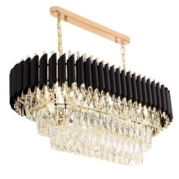 Krystal Pendel Oval Loftslampe