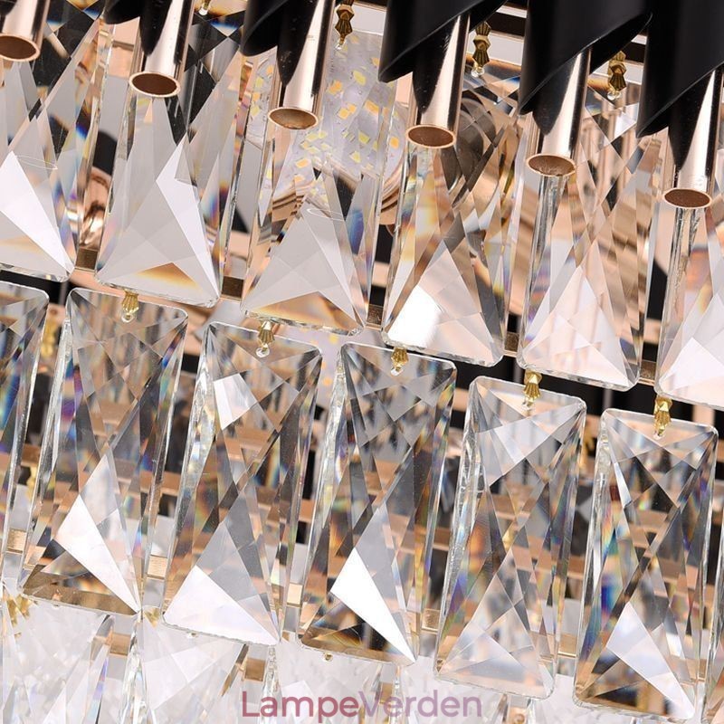Krystal Pendel Oval Loftslampe