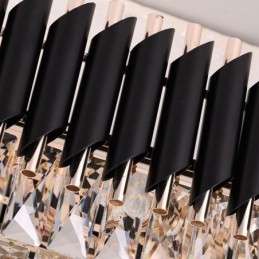 Krystal Pendel Oval Loftslampe
