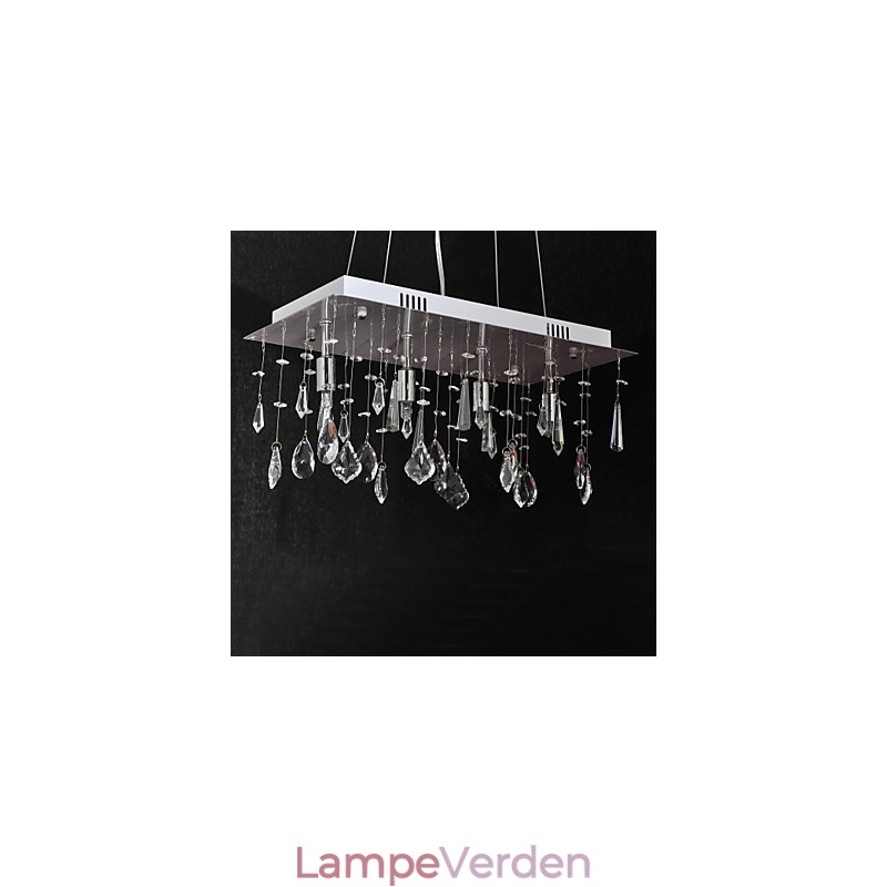 Traditionel klassisk krystal krom metal lysekrone