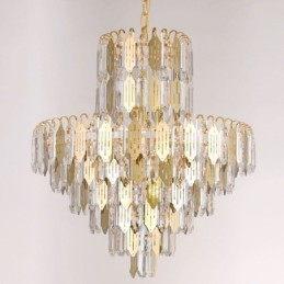 Moderne Crystal Pendel Light Contemporary Loftslampe