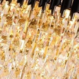 Moderne Crystal Pendant Belysning Runde Loftslampe hængende Lights