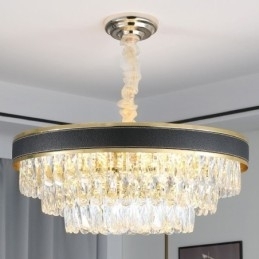 Moderne Pendel Krystal Loftslampe 9 12 16 Lys