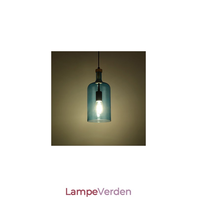 Lysekrone moderne pendel med glasskærm