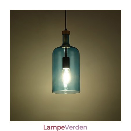 Lysekrone moderne pendel med glasskærm Lysekrone moderne pendel med glasskærm